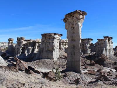 The Sentinel Hoodoo in front of Hoodooville